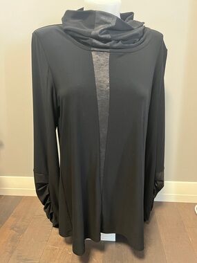 Joseph Ribkoff Draped Cowl Business Top 14